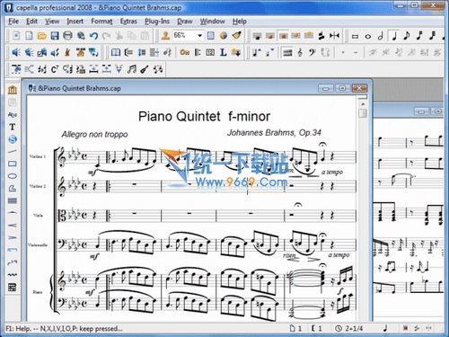 傻瓜譜曲軟件(Capella Professional) v7.01 專業(yè)免費版